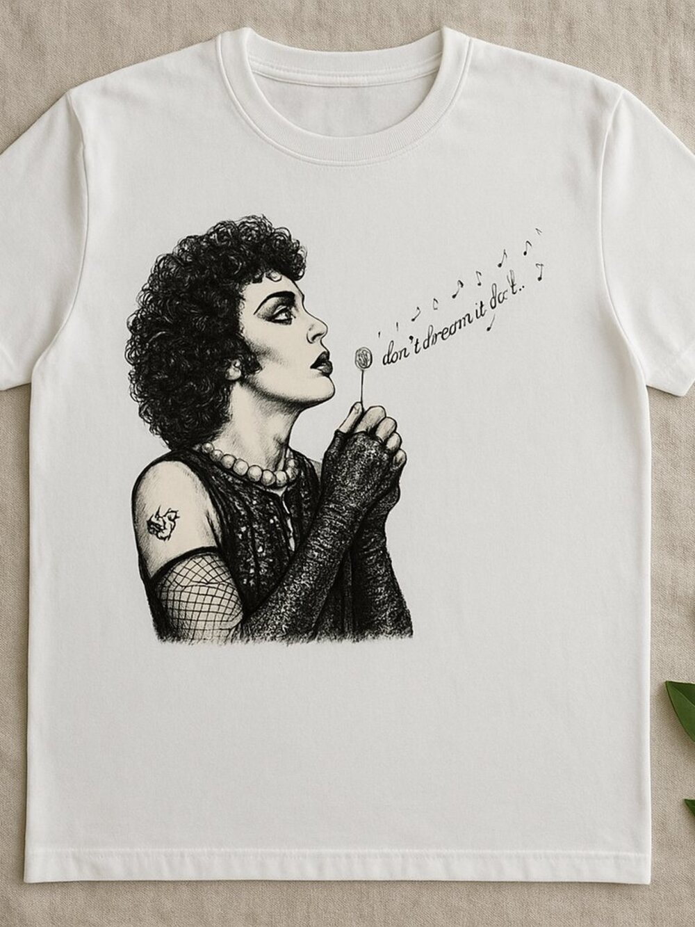Vintage Inspired Gothic Girl Graphic T-Shirt, White Aesthetic Tee, Alternative